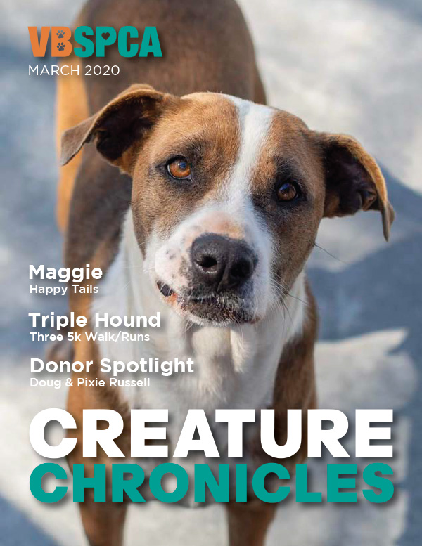 VBSPCA Creature Chronicles March 2020
