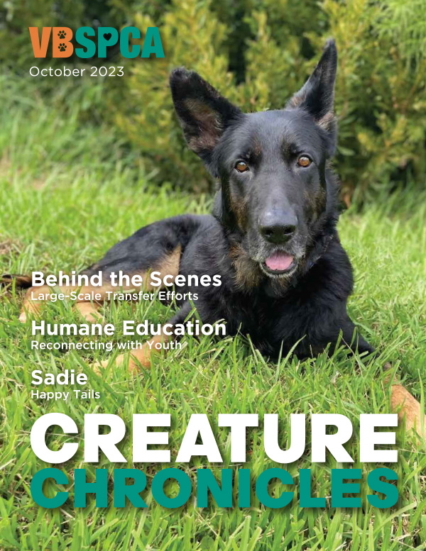 VBSPCA Creature Chronicles March 2020